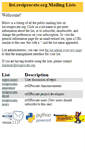 Mobile Screenshot of list.resiprocate.org